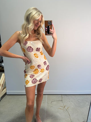 The Positano Floral Mini Dress - Ardire Collection