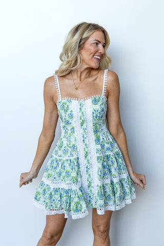 The Provence Floral Mini Dress - Ardire Collection