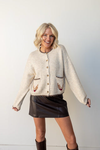 The Reindeer Social Cardigan - Ardire Collection