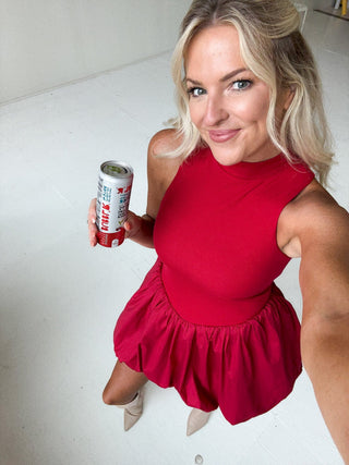 The Scarlett Bubble Mini Dress - Ardire Collection