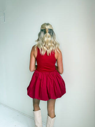 The Scarlett Bubble Mini Dress - Ardire Collection