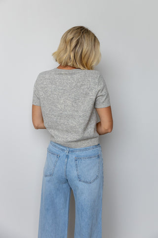 The Shelby Button-Front Knit Top - Ardire Collection