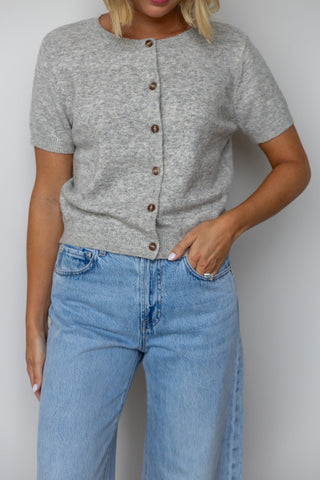The Shelby Button-Front Knit Top - Ardire Collection
