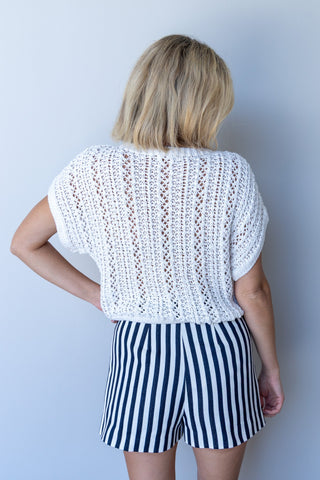 The Sienna Crochet Knit Top - Ardire Collection