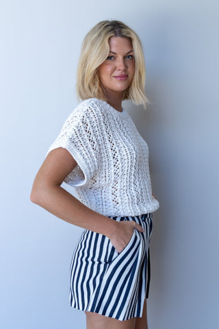 The Sienna Crochet Knit Top - Ardire Collection