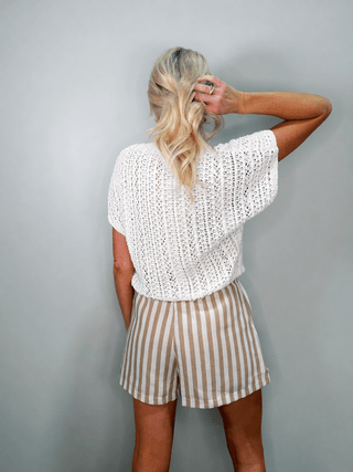 The Sienna Crochet Knit Top - Ardire Collection