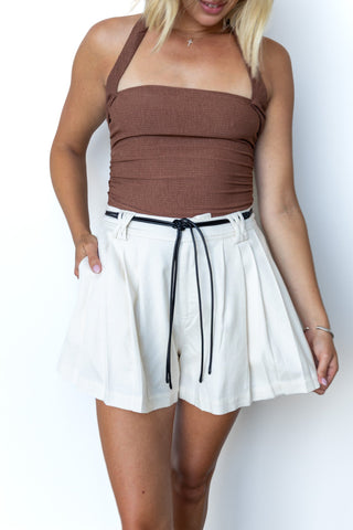 The Sienna Linen Shorts - Ardire Collection
