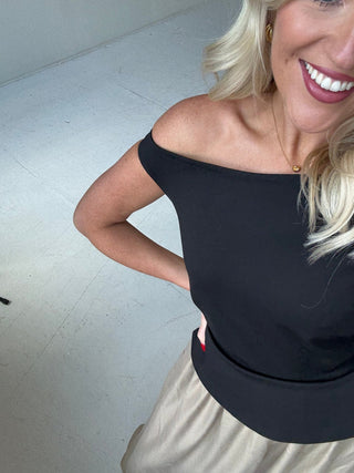 The Solene Off - Shoulder Midi Dress - Ardire Collection