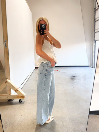 The Sutton Side Button Denim - Ardire Collection