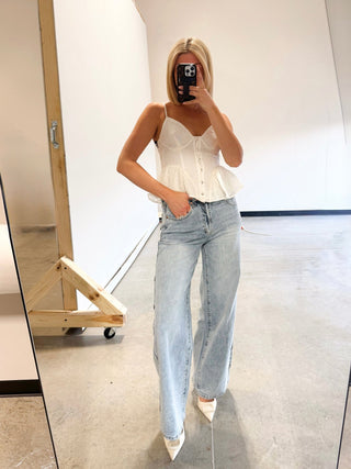 The Sutton Side Button Denim - Ardire Collection