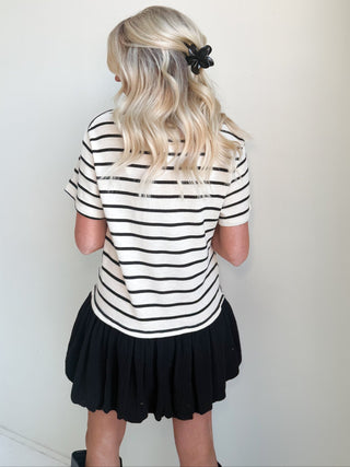 The Sutton Stripe Mini Dress - Ardire Collection