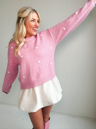 The Sweetheart Heart Sweater - Ardire Collection