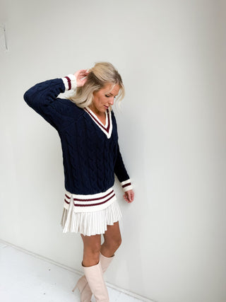 The Varsity Sweater Dress - Ardire Collection