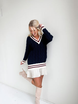 The Varsity Sweater Dress - Ardire Collection