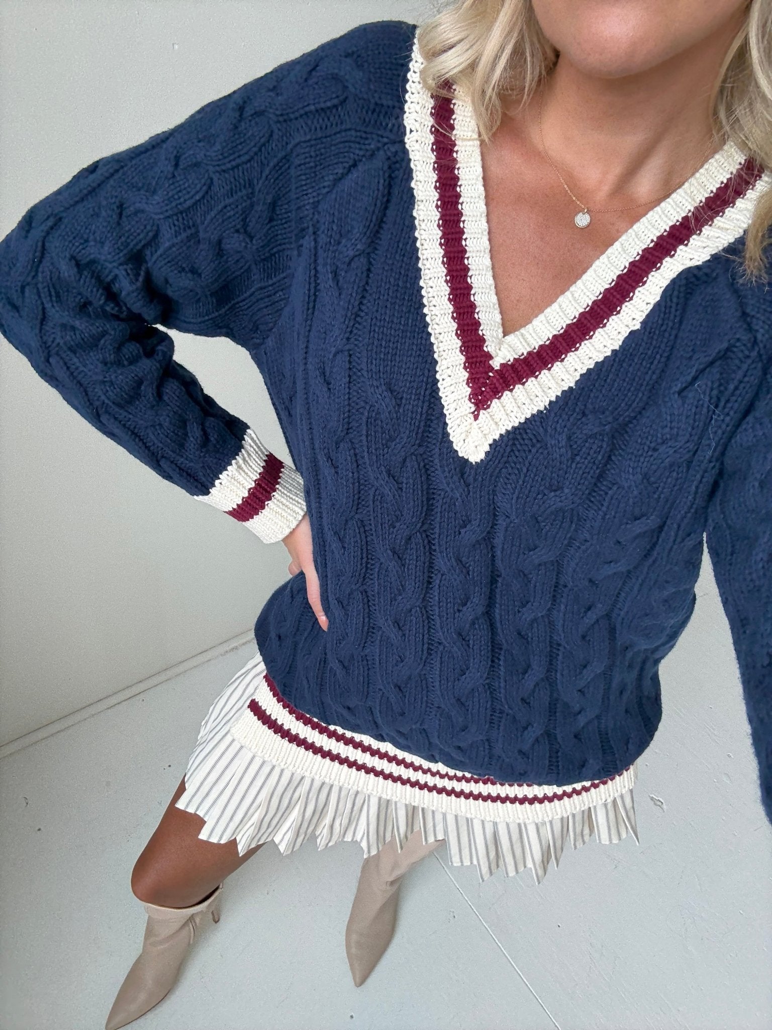 The Varsity Sweater Dress – Ardire Collection The Varsity Sweater Dress – Ardire Collection
