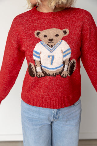 The Varsity Teddy Sweater - Ardire Collection