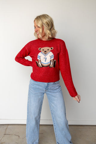 The Varsity Teddy Sweater - Ardire Collection