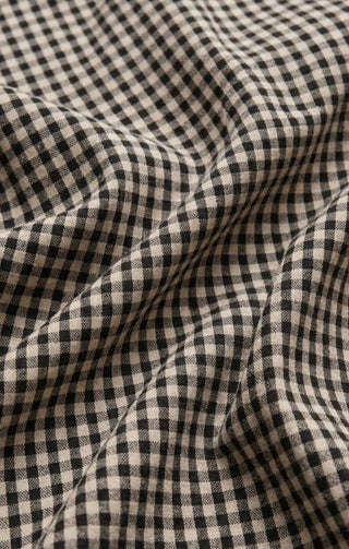 The Wendi Linen Gingham Maxi Skirt - Ardire Collection